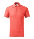 Koszulka polo męska - coral - a