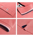 Koszulka polo męska - coral - e