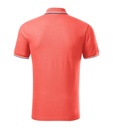 Koszulka polo męska - coral - b