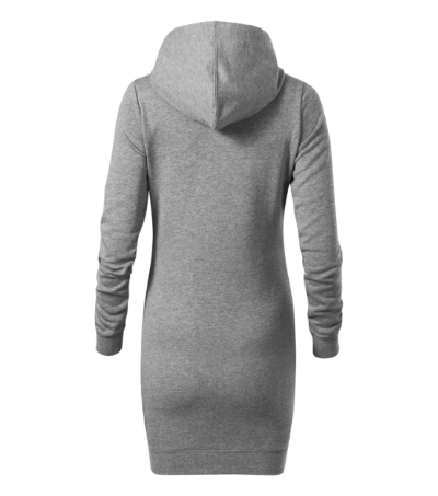 Sukienka damskie - ciemnoszary melanż - B