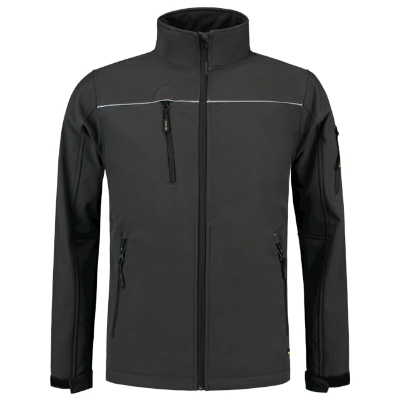 Softshell kurtka unisex - ciemnoszary - a