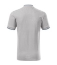 Koszulka polo męska - silver gray - b