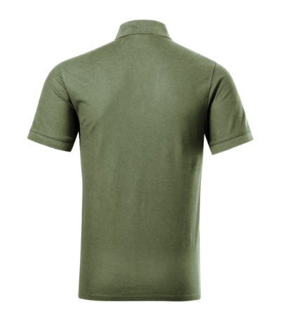 Koszulka polo męska - khaki - b