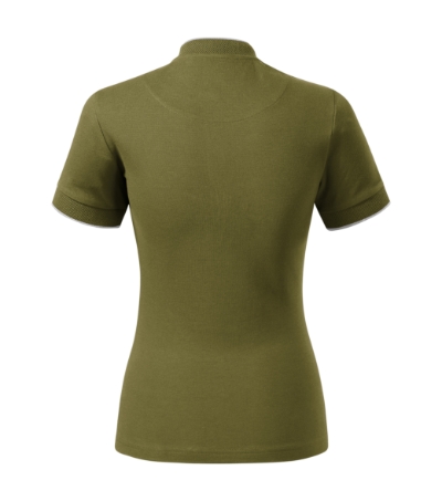 Koszulka polo damska - zieleń avocado - b