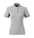 Koszulka polo damska - silver gray - a