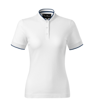 Koszulka polo damska - biały - a
