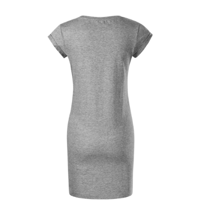 Sukienka damskie - ciemnoszary melanż - b