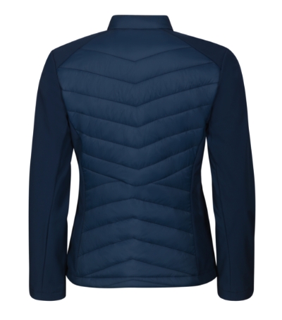 Kurtka hybrydowa damska - granatowy - B