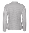 Kurtka hybrydowa damska - silver gray - B