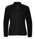 Kurtka hybrydowa damska - czarny - A