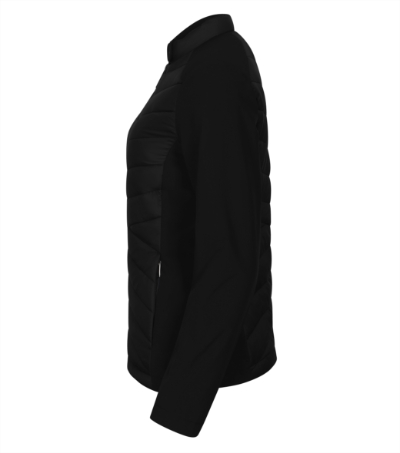 Kurtka hybrydowa damska - czarny - E