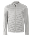 Kurtka hybrydowa męska - silver gray - A