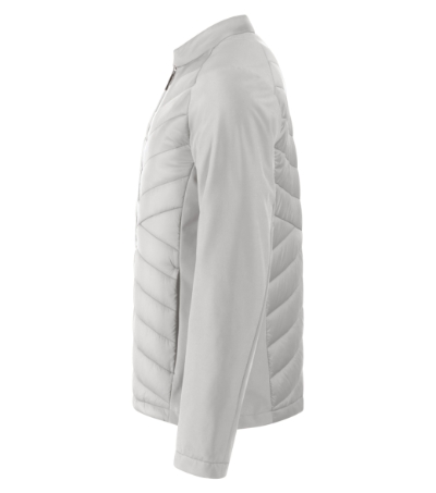 Kurtka hybrydowa męska - silver gray - E