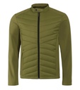 Kurtka hybrydowa męska - zieleń avocado - A