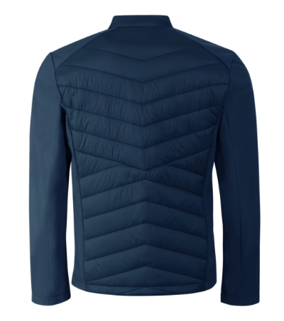 Kurtka hybrydowa męska - granatowy - B