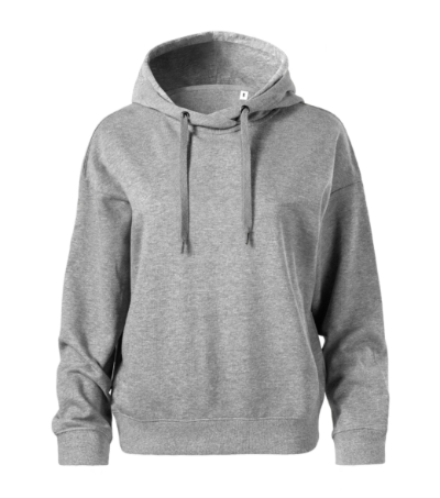 Bluza damska - ciemnoszary melanż - A