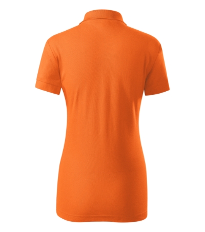 Koszulka polo damska - pomarańczowy - b