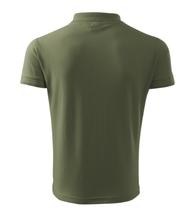 Koszulka polo męska - khaki - b