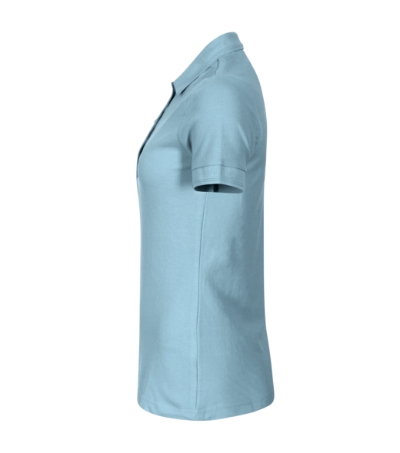 Koszulka polo damska - błękitny - ev