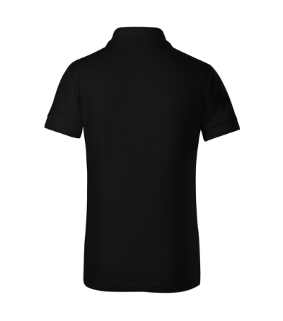 Koszulka polo dziecięca - czarny - b