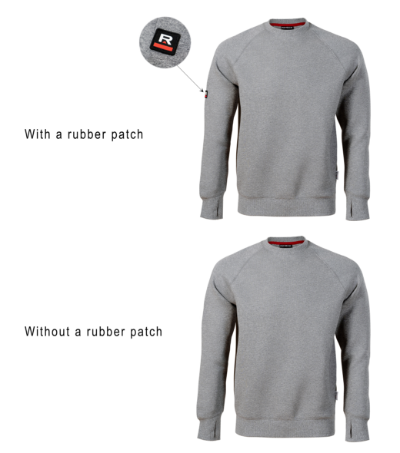 Bluza męska - ciemnoszary melanż - G