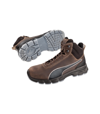 Buty do kostki męska - ciemno brązowy - d