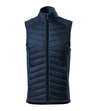 Kamizelka hybrydowa męska - granatowy - A