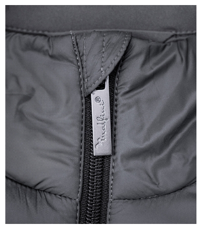 Kamizelka hybrydowa damska - light anthracite - d