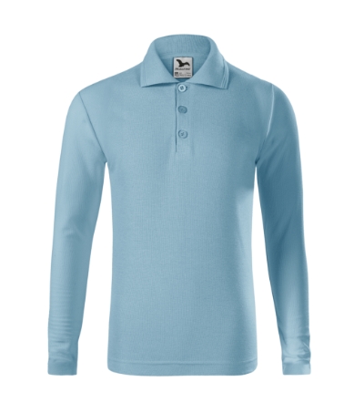 Koszulka polo dziecięca - błękitny - av