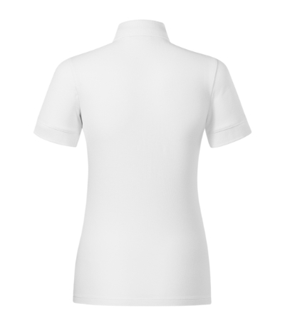 Koszulka polo damska - biały - b