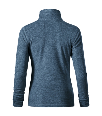 Micro polar damski - ciemny denim melanż - B