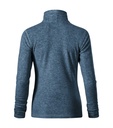 Micro polar damski - ciemny denim melanż - B