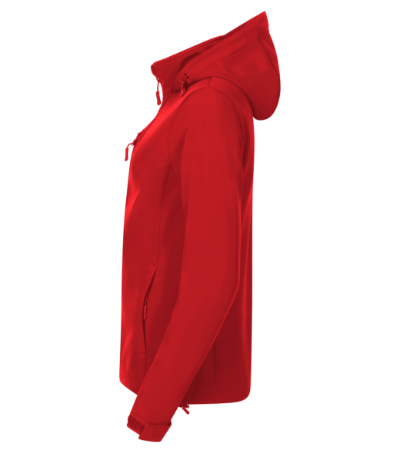 Softshell kurtka damska - czerwony - E