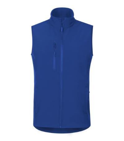 Softshell kamizelka męska - chabrowy - a