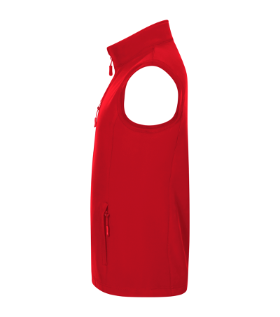 Softshell kamizelka męska - czerwony - E