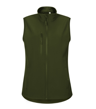 Softshell kamizelka damska - military - A