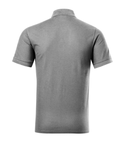 Koszulka polo męska - siwoszary - b