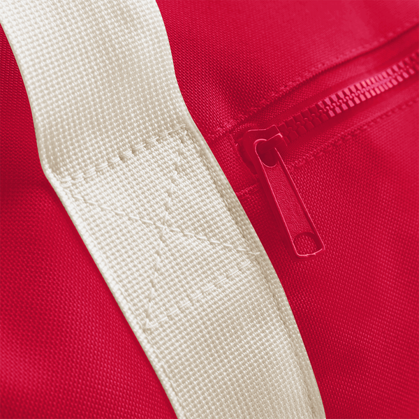 Torba sportowa 20L z kieszenią - Classic Red & Off White