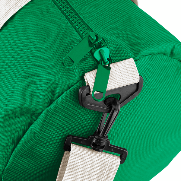 Torba sportowa 20L z kieszenią - Kelly Green & Off White