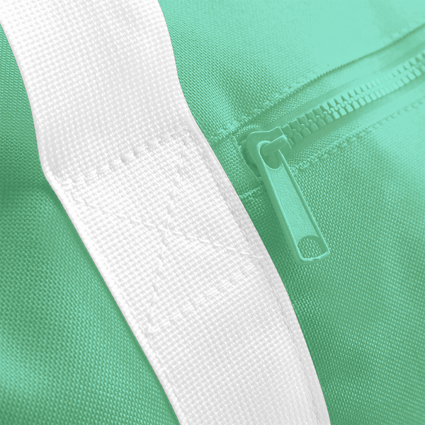 Torba sportowa 20L z kieszenią - Mint Green & White
