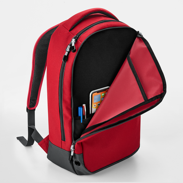 Plecak sportowy wodoodporny 23L - Classic Red & Grey