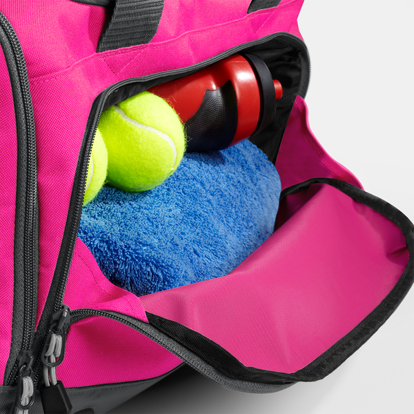 Torba sportowa 30L z kieszenią na buty - Fuchsia