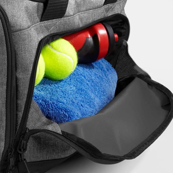 Torba sportowa 30L z kieszenią na buty - Grey Marl