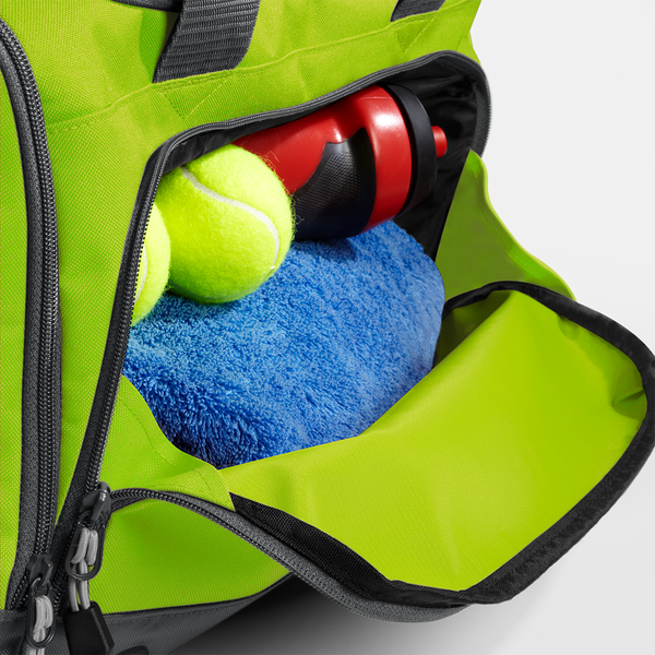 Torba sportowa 30L z kieszenią na buty - Lime Green