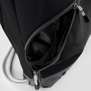 Wodoodporny worek sportowy 18L z kieszenią na buty - Black