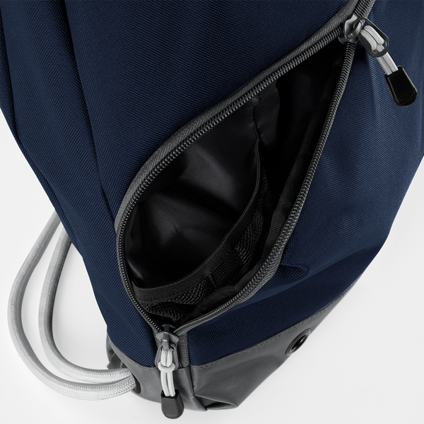 Wodoodporny worek sportowy 18L z kieszenią na buty - French Navy