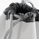 Wodoodporny worek sportowy 18L z kieszenią na buty - Ice Grey