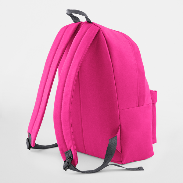 Plecak miejski 18L z kieszenią - Fuchsia & Graphite Grey