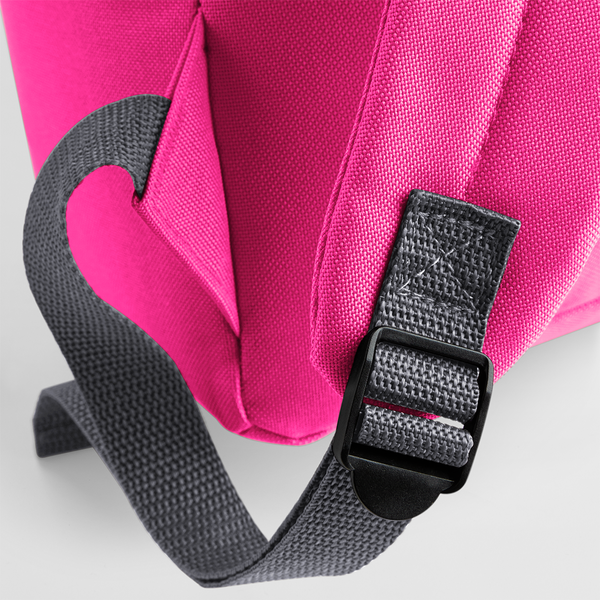 Plecak miejski 18L z kieszenią - Fuchsia & Graphite Grey