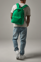 Plecak miejski 18L z kieszenią - Kelly Green